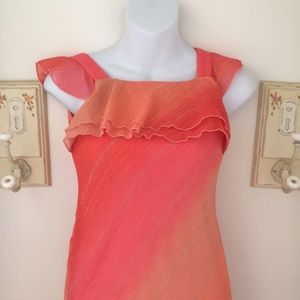 Orange and Pink dress